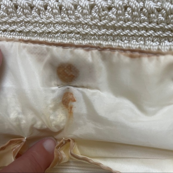 The Sak Crochet Handbag with Pink Flower Key Fob​ - Picture 7 of 10